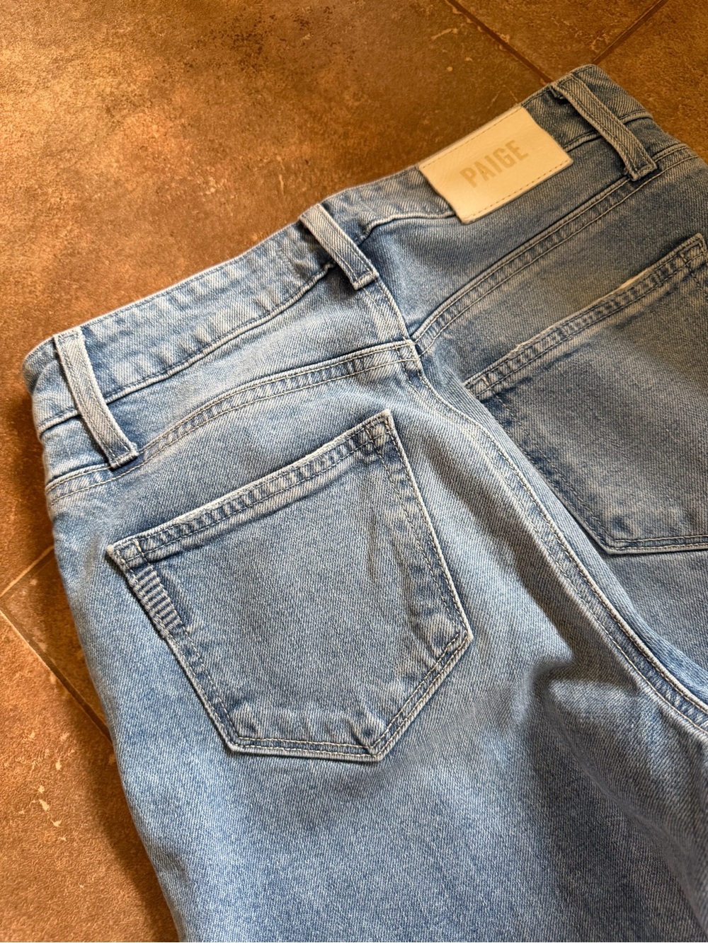 Paige Anessa 31’ Wide-Leg Jeans in Light Blue - Picture 14 of 14